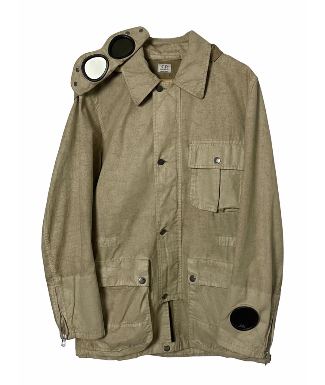 CP COMPANY Бежевая льняная куртка, фото 1
