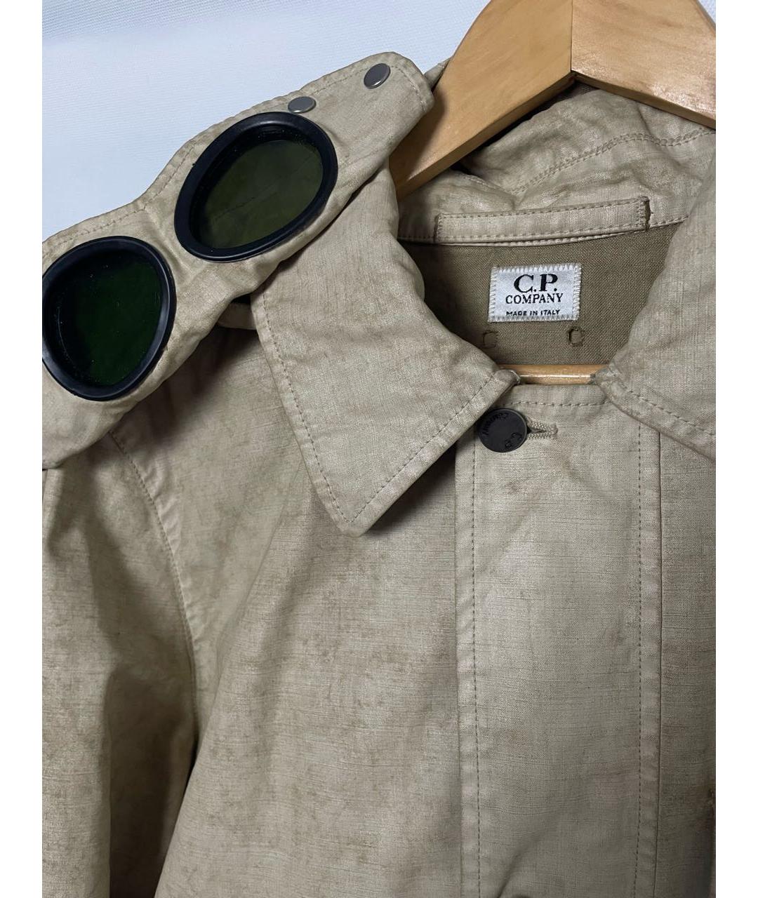 CP COMPANY Бежевая льняная куртка, фото 3