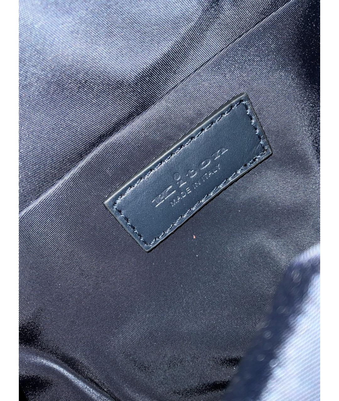 KITON Синий синтетический рюкзак, фото 5