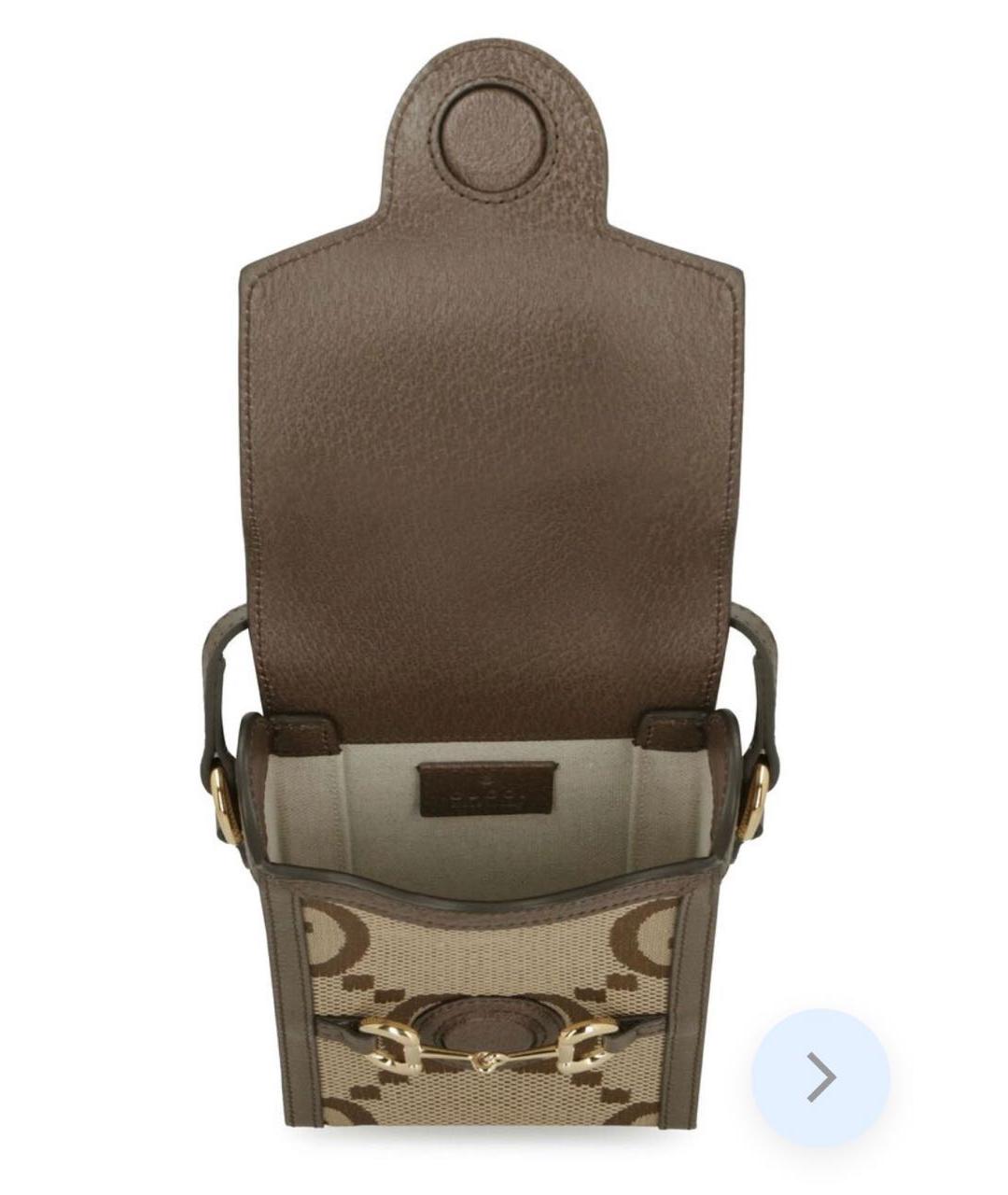 GUCCI Коричневая сумка через плечо, фото 4