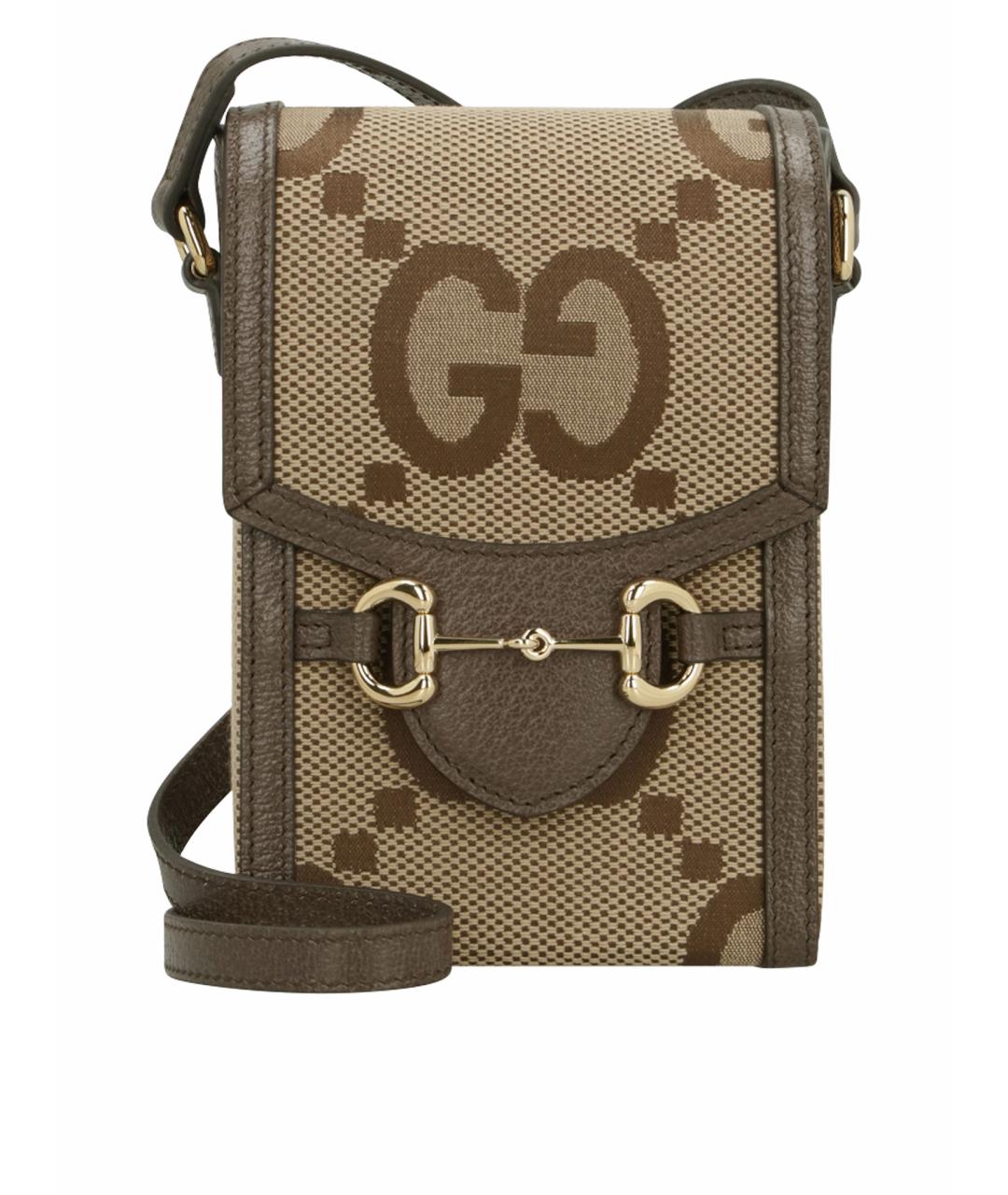 GUCCI Коричневая сумка через плечо, фото 1