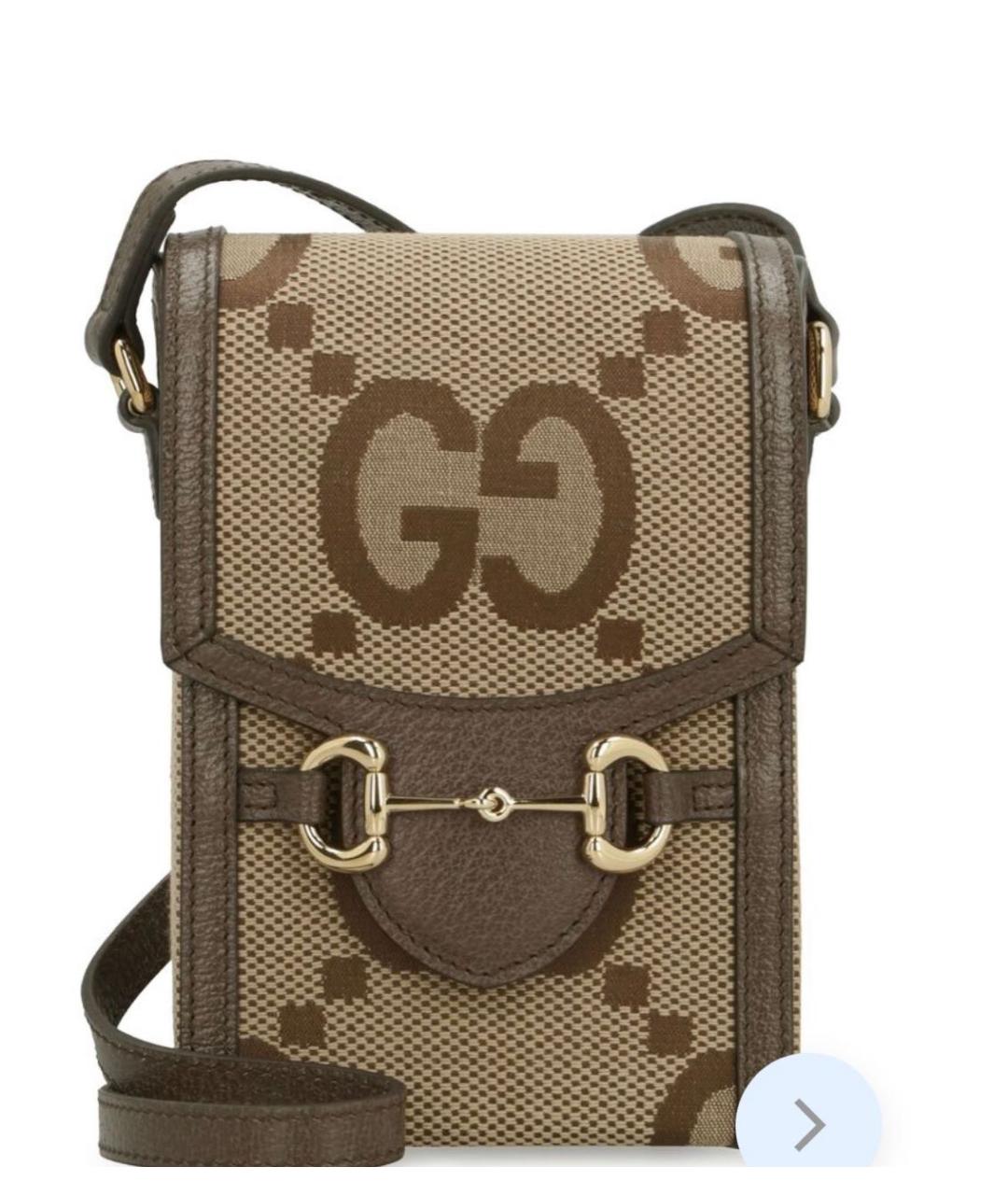 GUCCI Коричневая сумка через плечо, фото 8