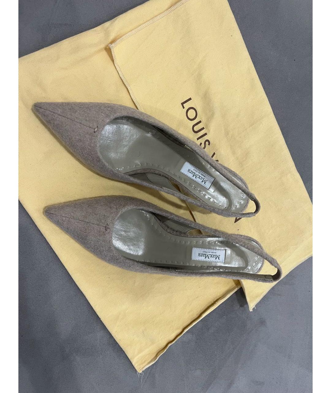 MAX MARA Бежевые туфли, фото 7