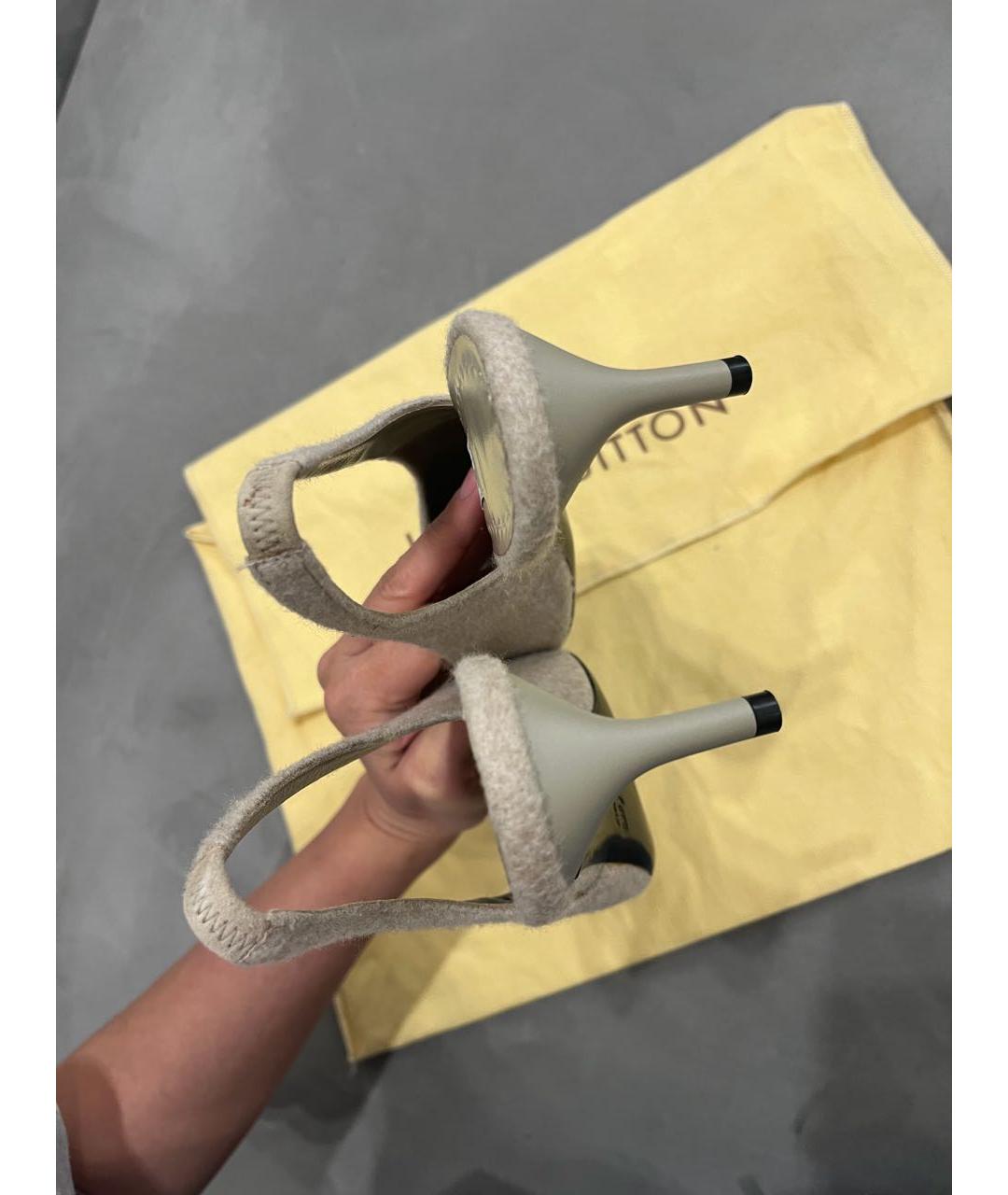 MAX MARA Бежевые туфли, фото 6