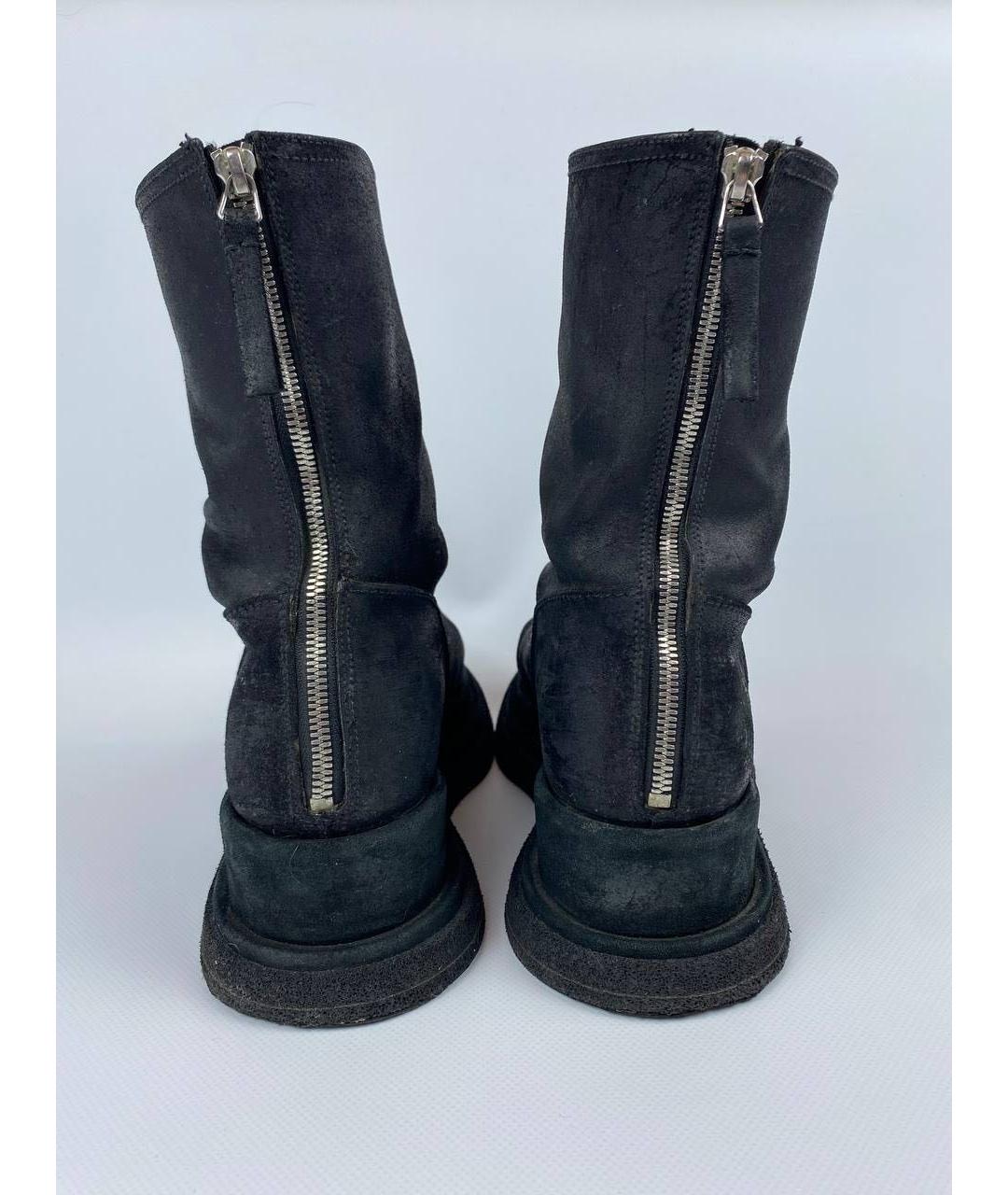 PREMIATA Черные кожаные высокие ботинки, фото 4