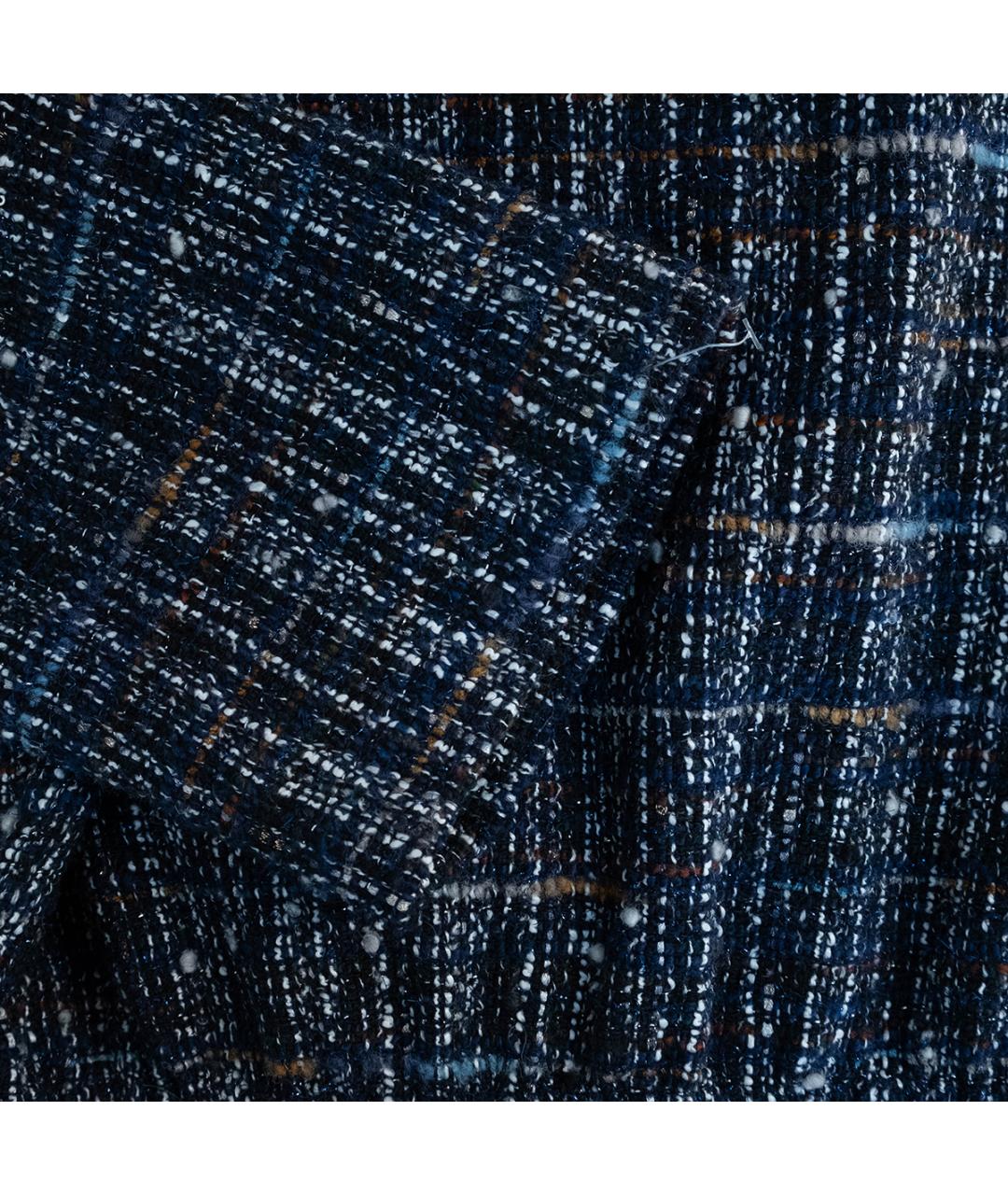 SANDRO Темно-синее повседневное платье, фото 5