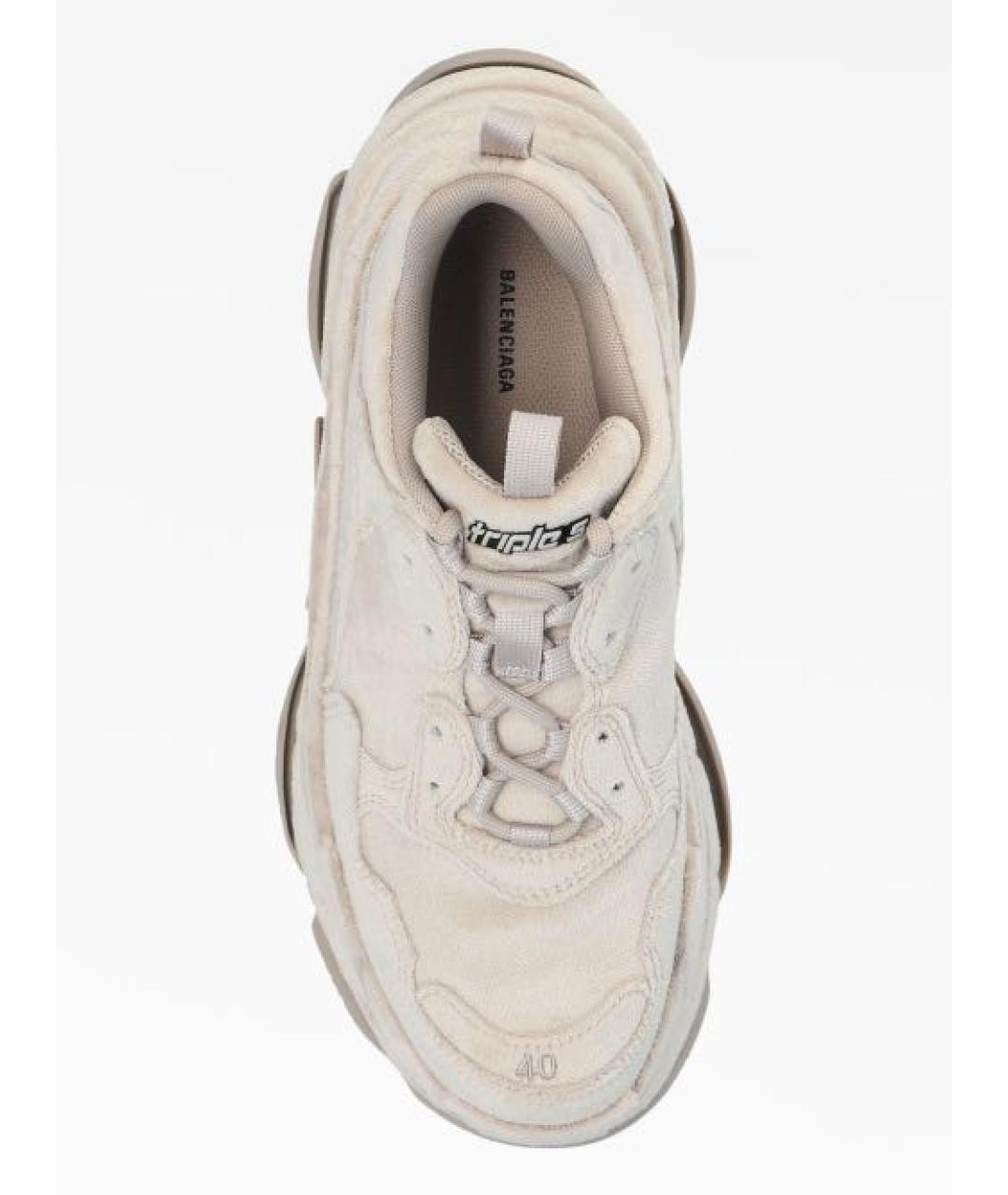 BALENCIAGA Серые текстильные кроссовки, фото 3