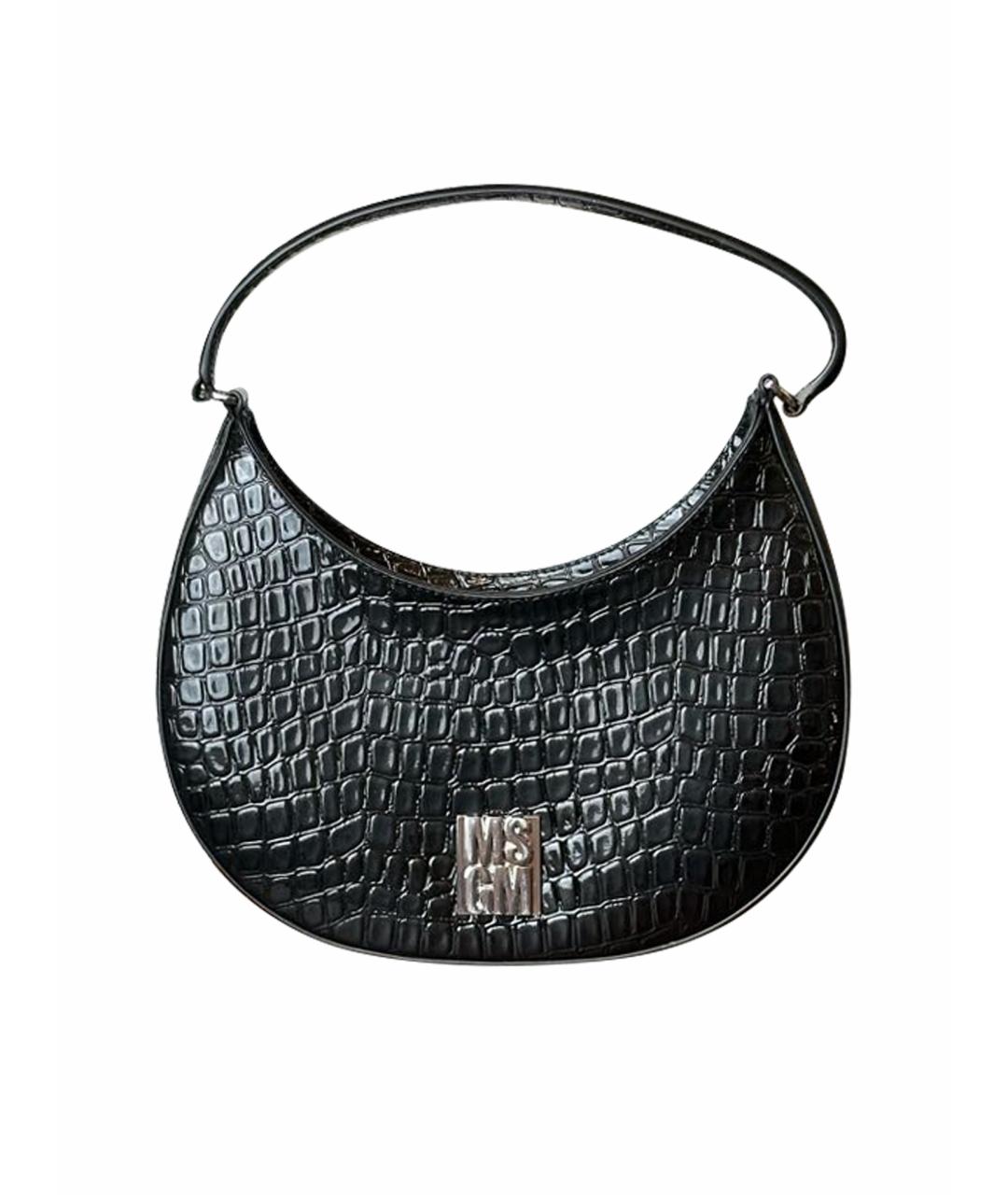 MSGM Черная сумка с короткими ручками, фото 1