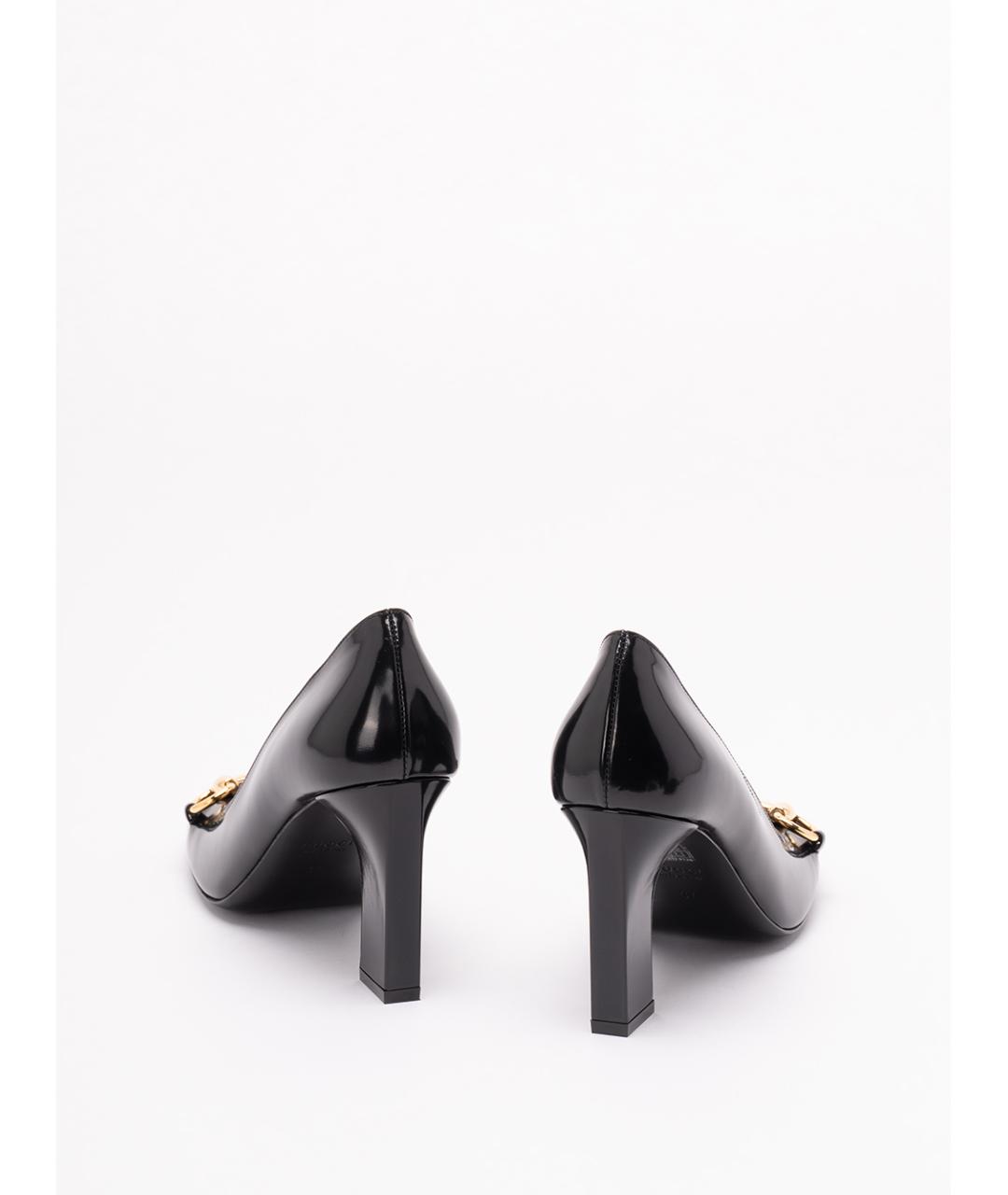 GUCCI Черные кожаные туфли, фото 3