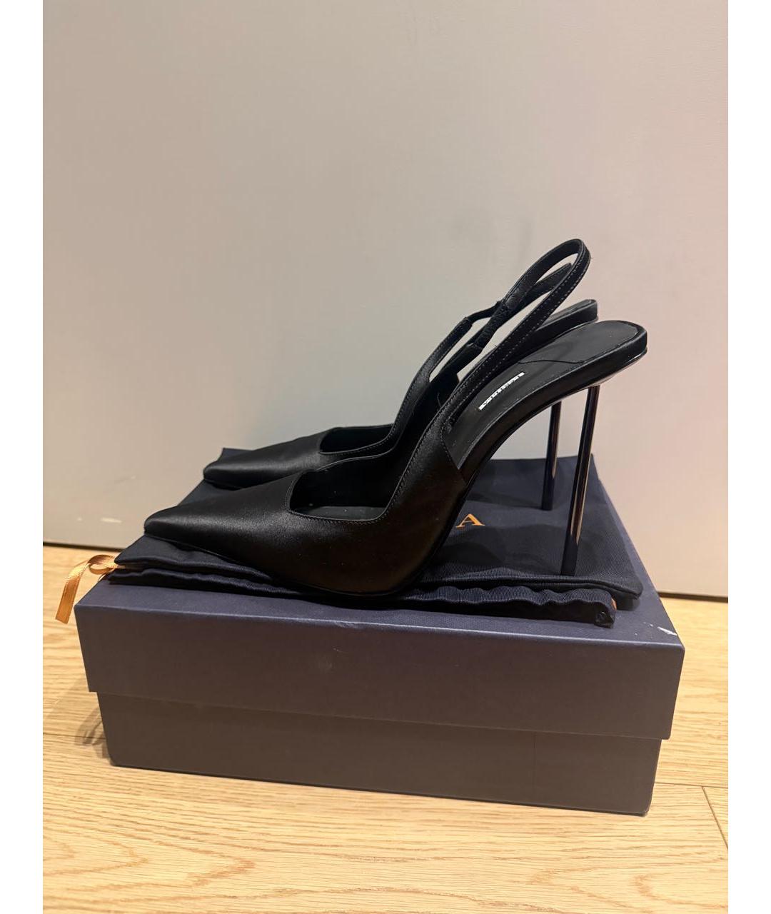 LE SILLA Черные текстильные туфли, фото 7