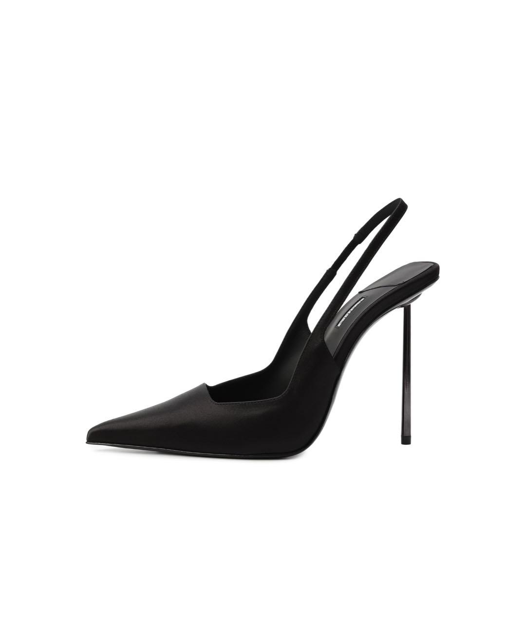 LE SILLA Черные текстильные туфли, фото 8