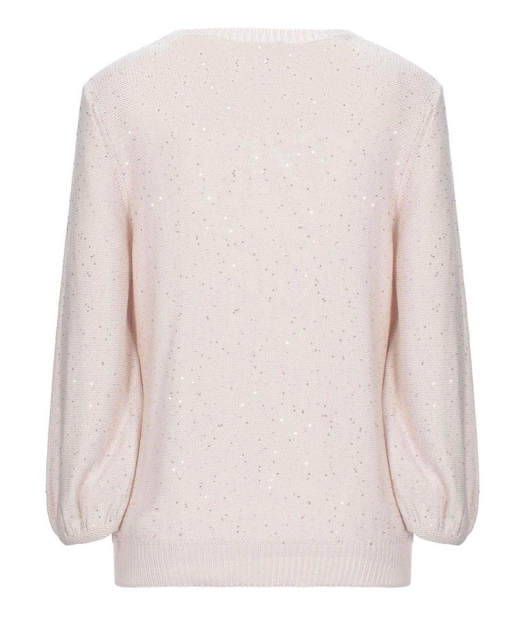 PESERICO Розовый хлопковый джемпер / свитер, фото 2