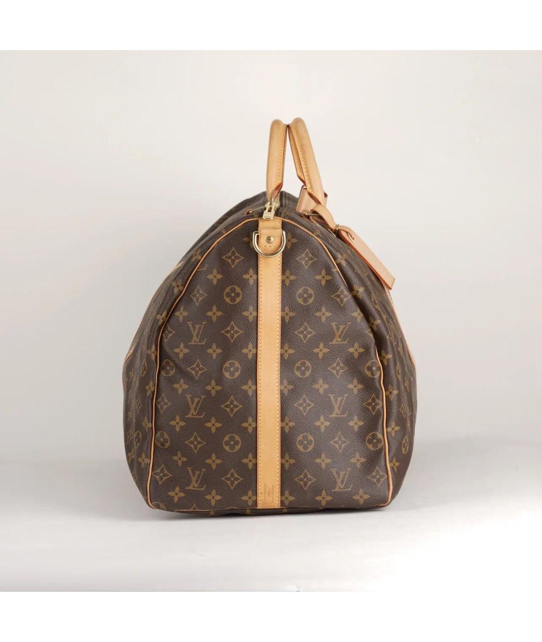 LOUIS VUITTON Коричневая дорожная/спортивная сумка, фото 4