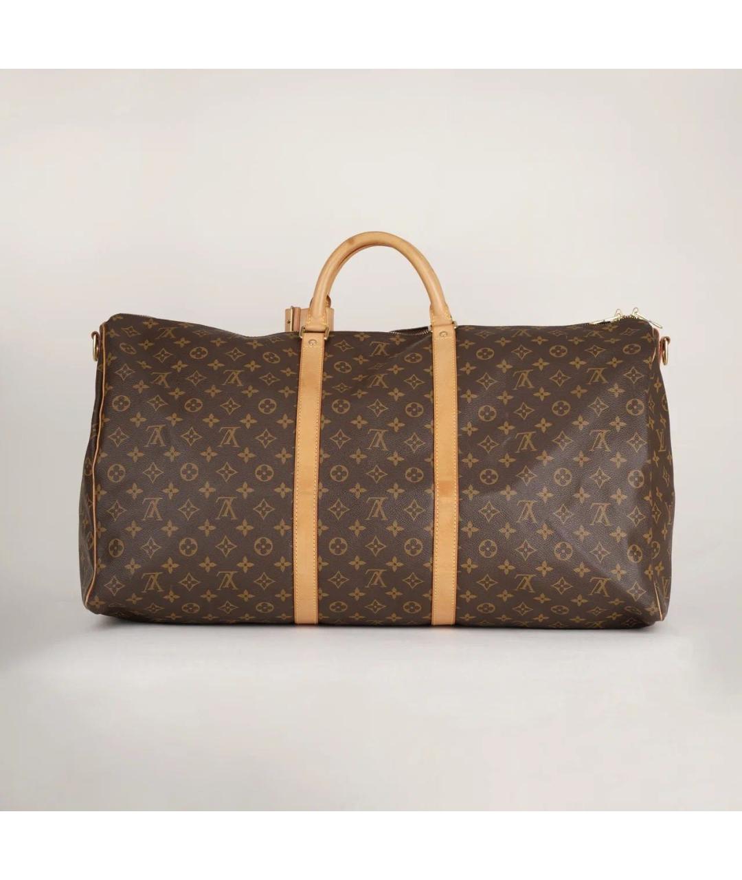 LOUIS VUITTON Коричневая дорожная/спортивная сумка, фото 3
