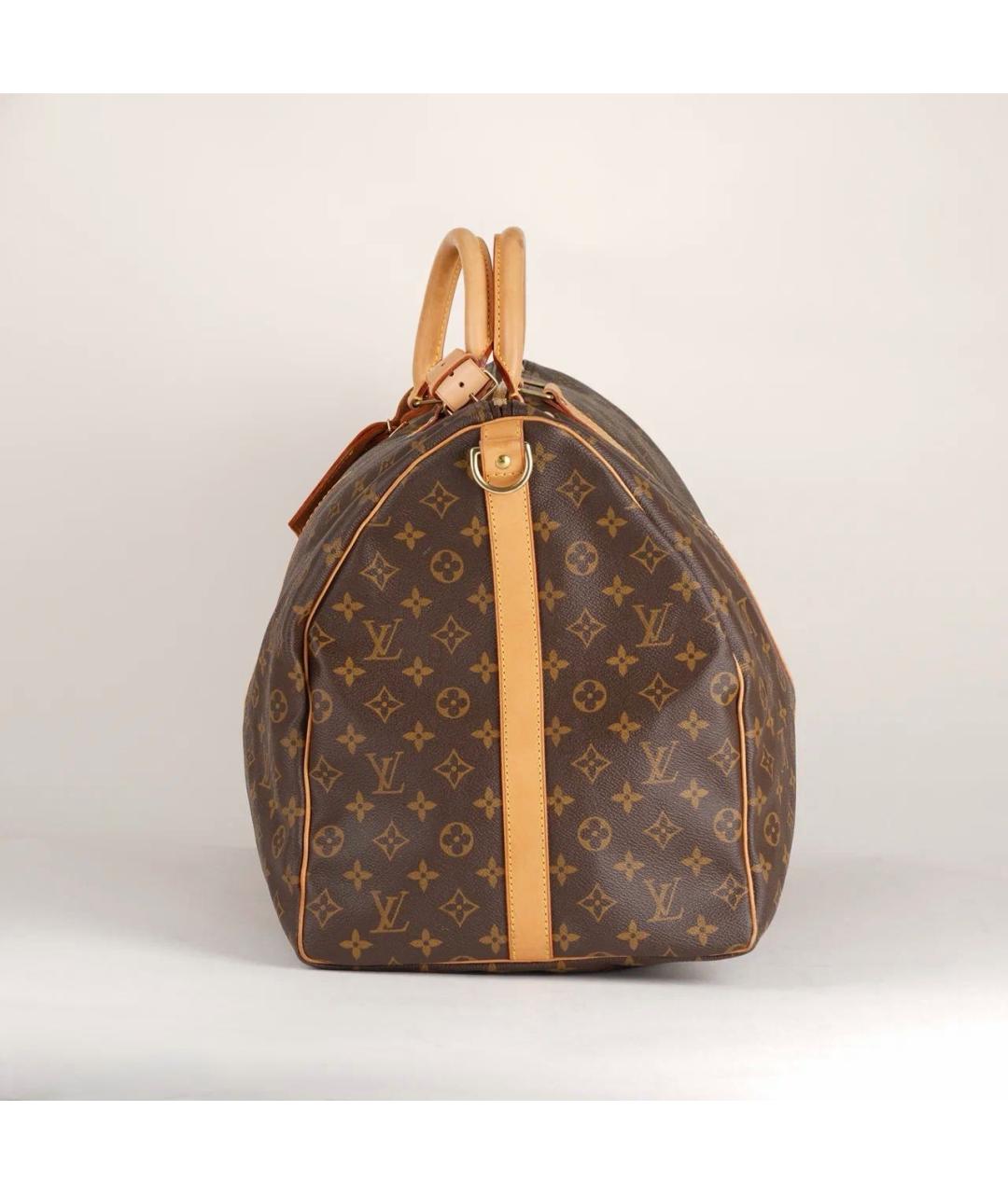 LOUIS VUITTON Коричневая дорожная/спортивная сумка, фото 5