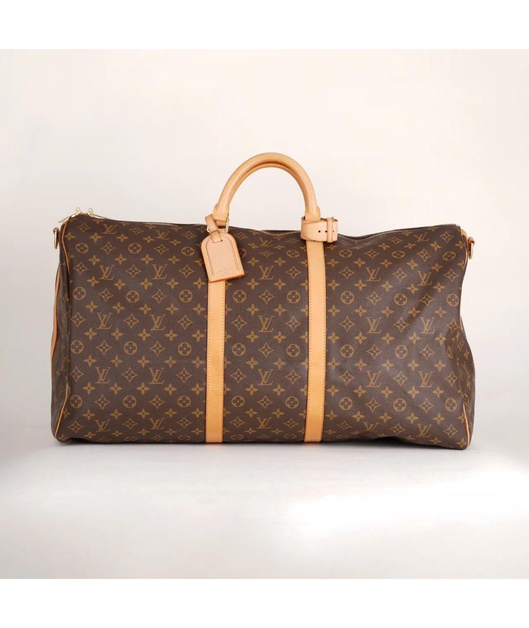 LOUIS VUITTON Коричневая дорожная/спортивная сумка, фото 2