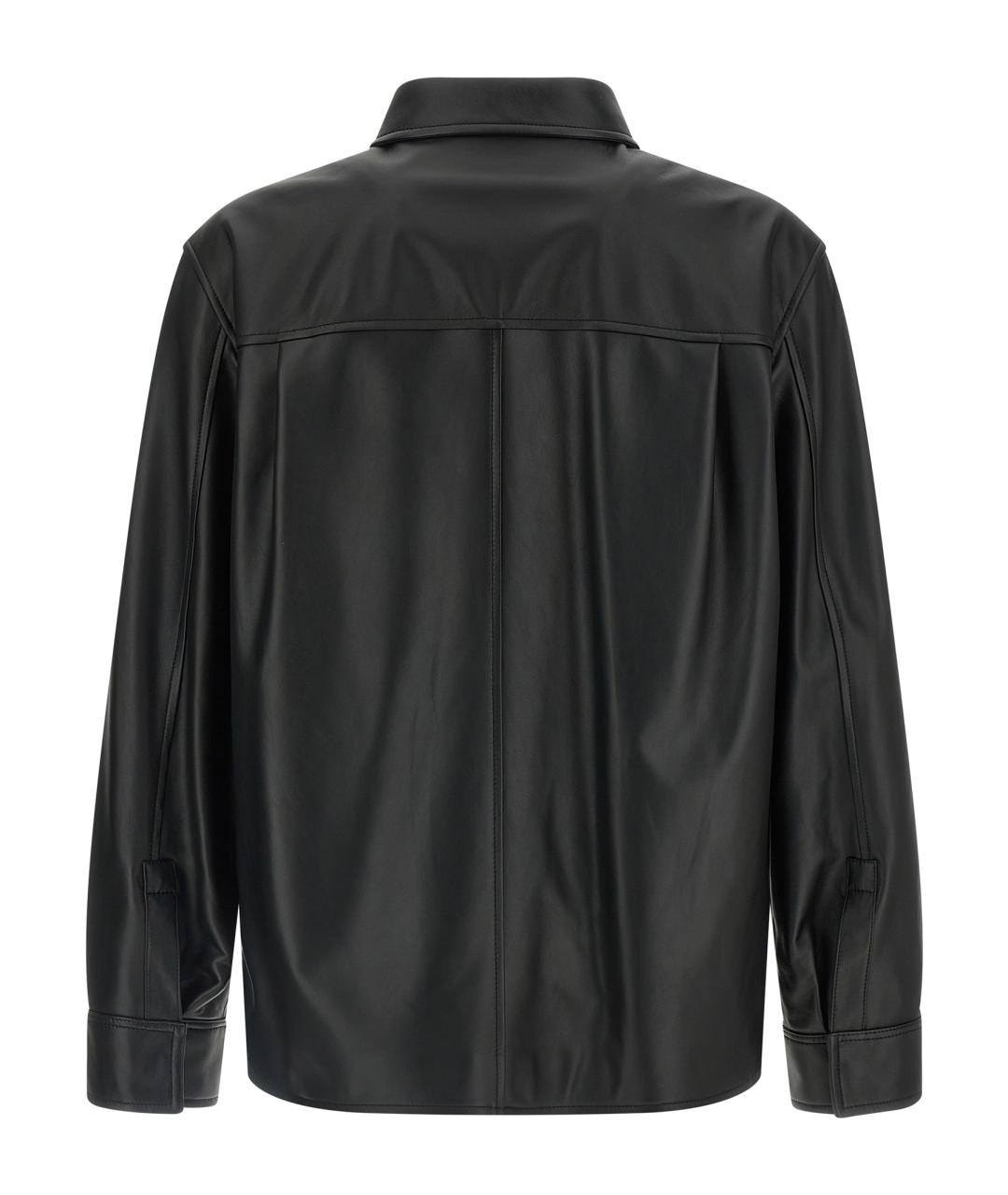 LOEWE Черная кожаная куртка, фото 2