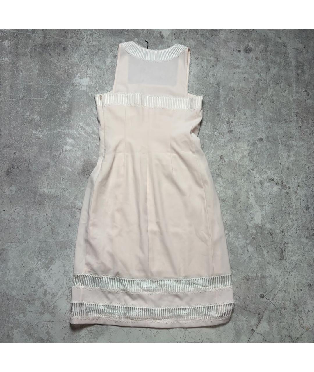 RED VALENTINO Коралловое ацетатное повседневное платье, фото 2