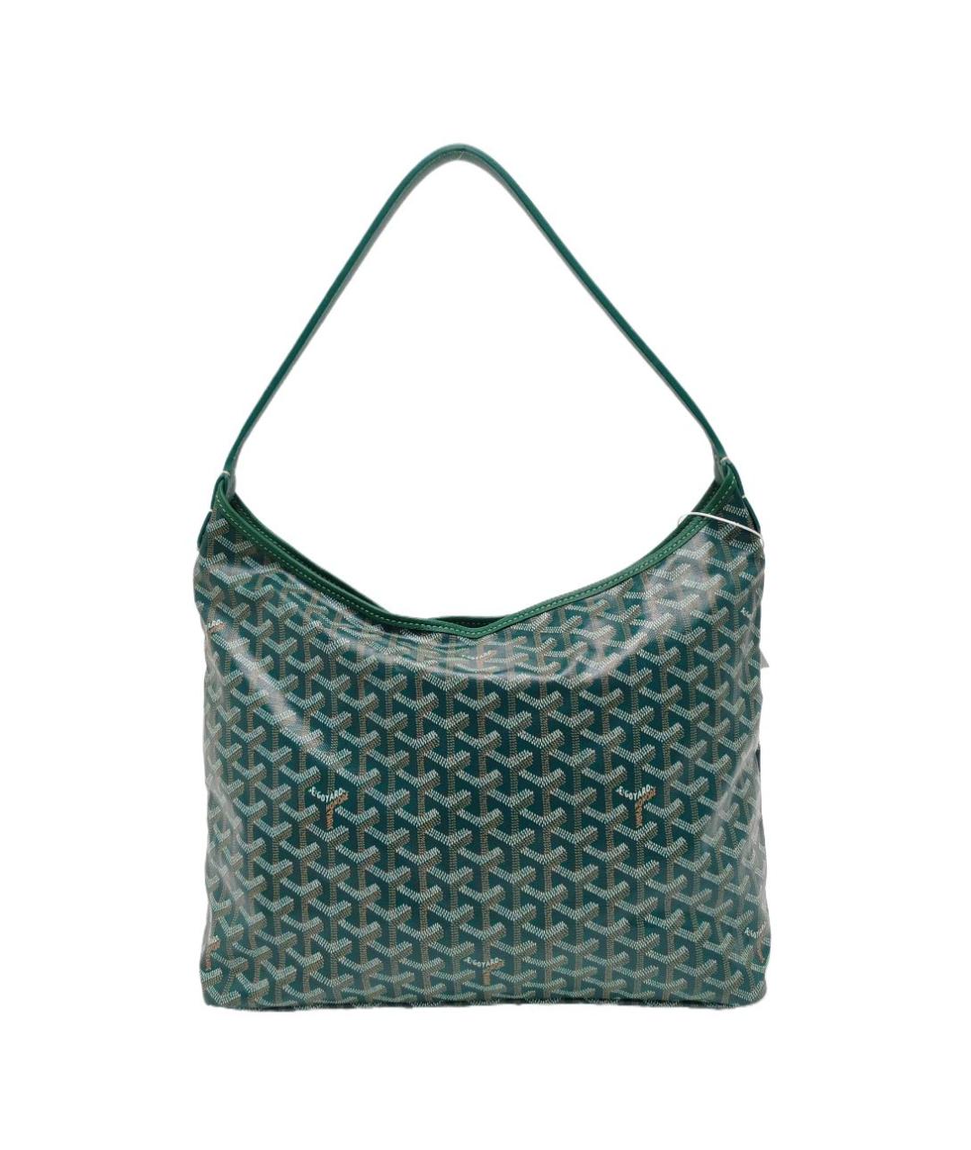 GOYARD Зеленая кожаная сумка тоут, фото 1