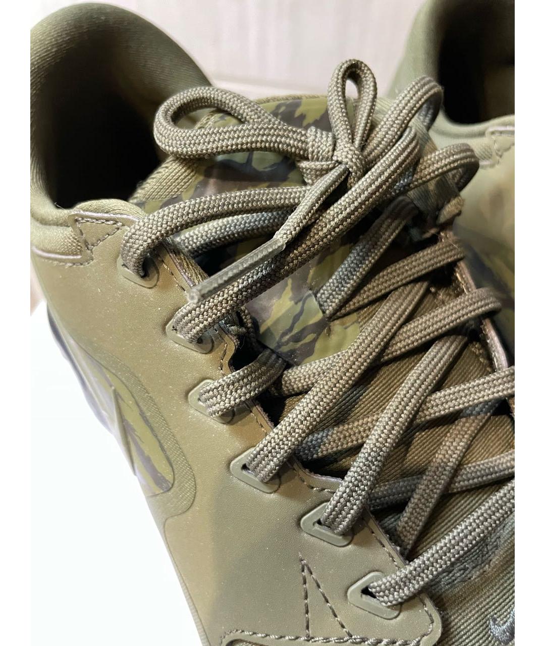 NIKE Зеленые текстильные кроссовки, фото 5