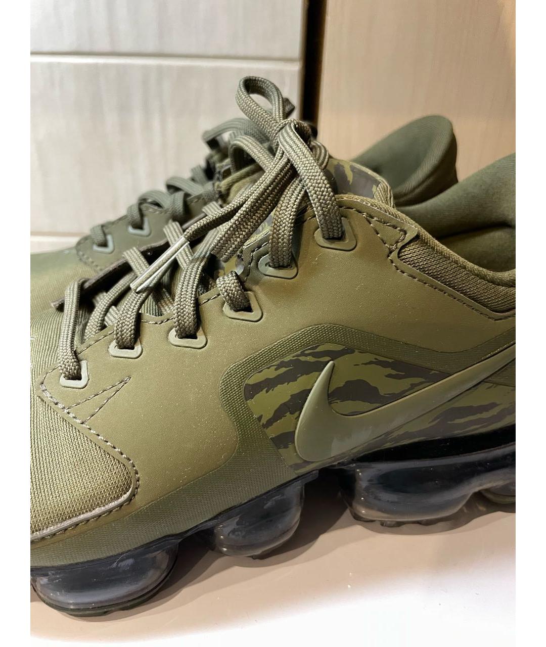 NIKE Зеленые текстильные кроссовки, фото 6