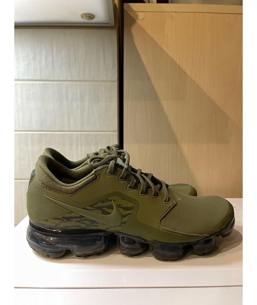 NIKE Зеленые текстильные кроссовки, фото 9