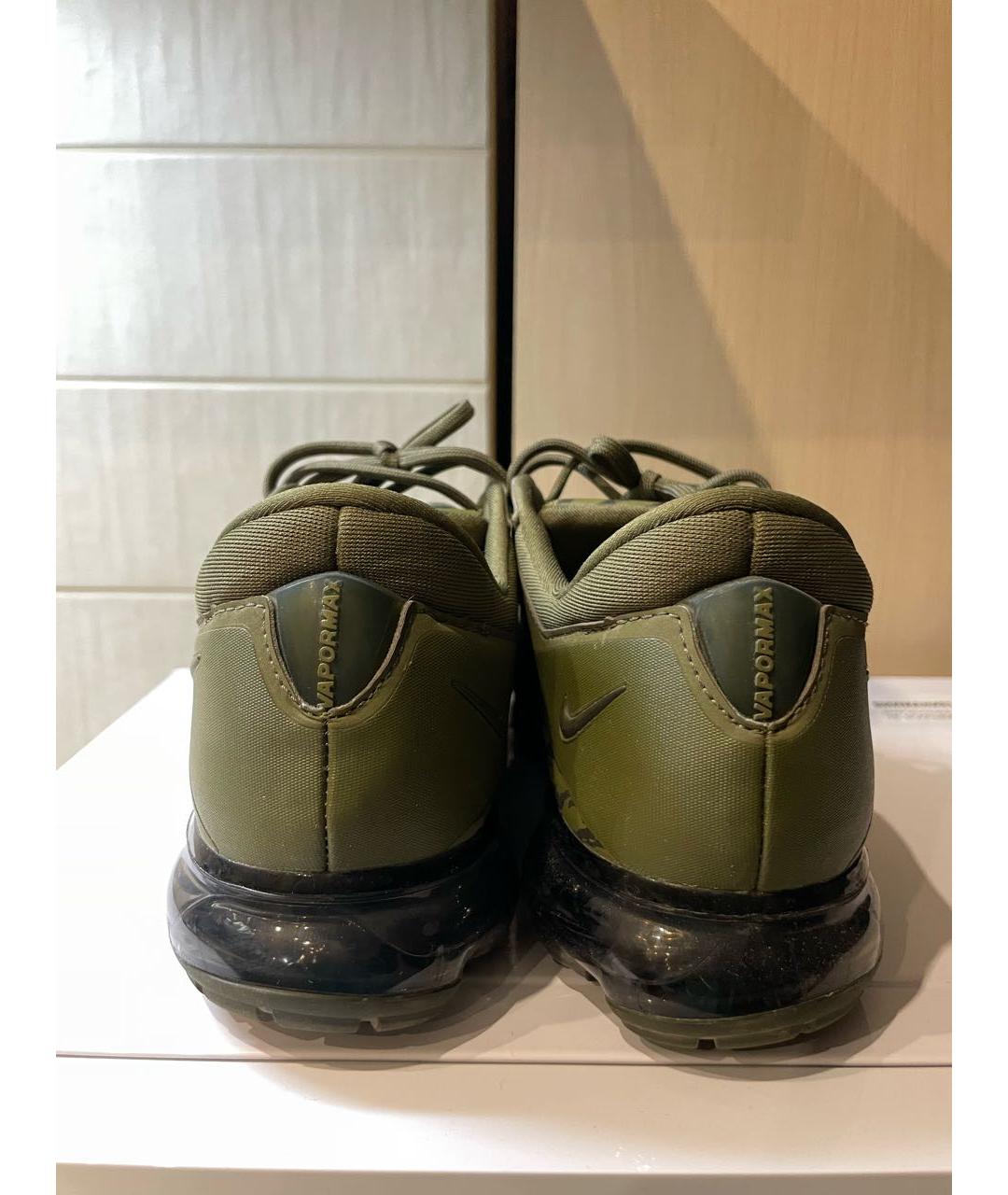 NIKE Зеленые текстильные кроссовки, фото 4