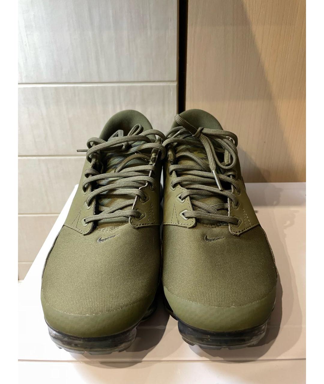 NIKE Зеленые текстильные кроссовки, фото 2