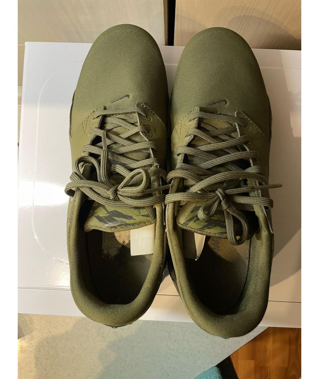 NIKE Зеленые текстильные кроссовки, фото 3