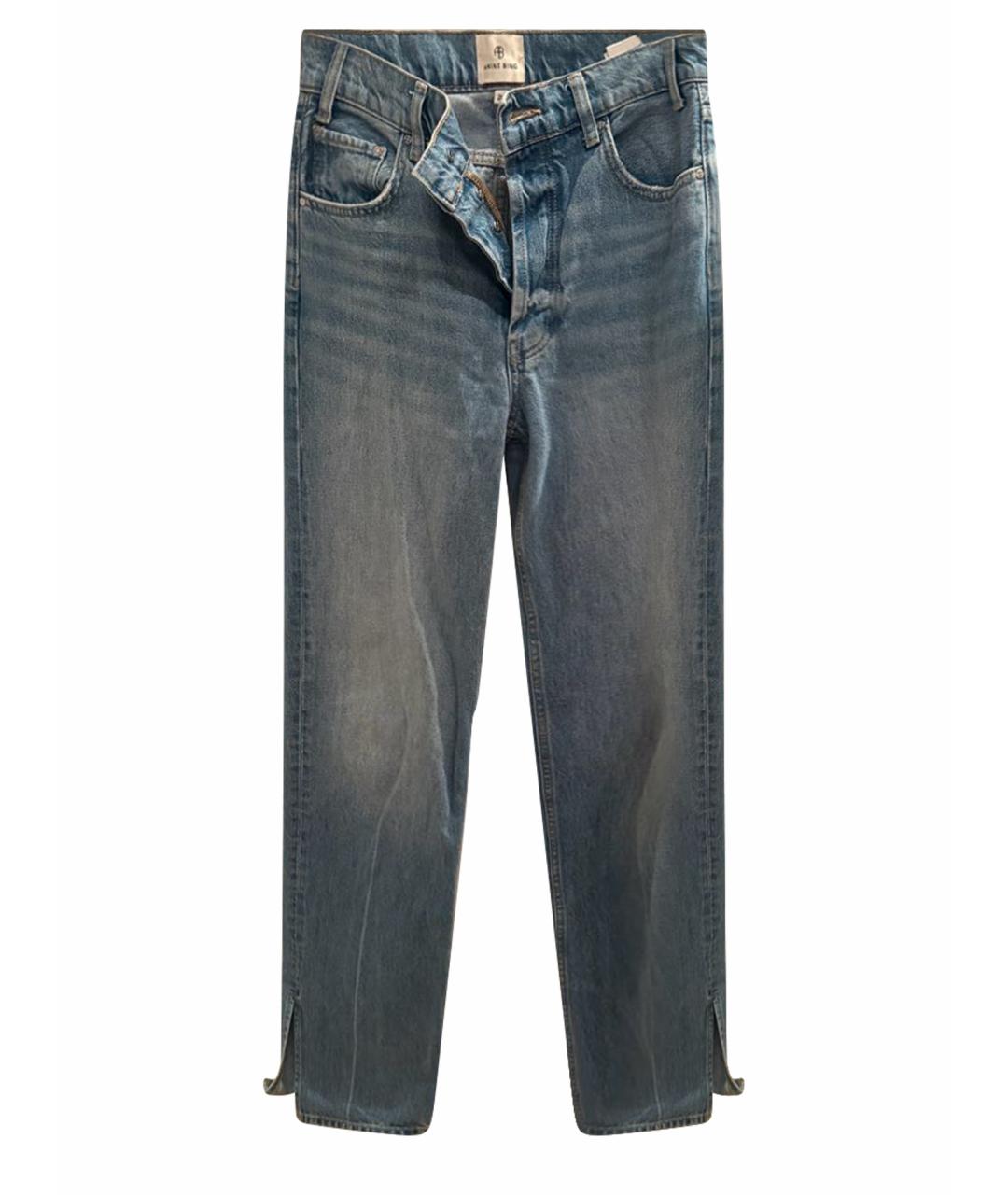 ANINE BING Голубые прямые джинсы, фото 1