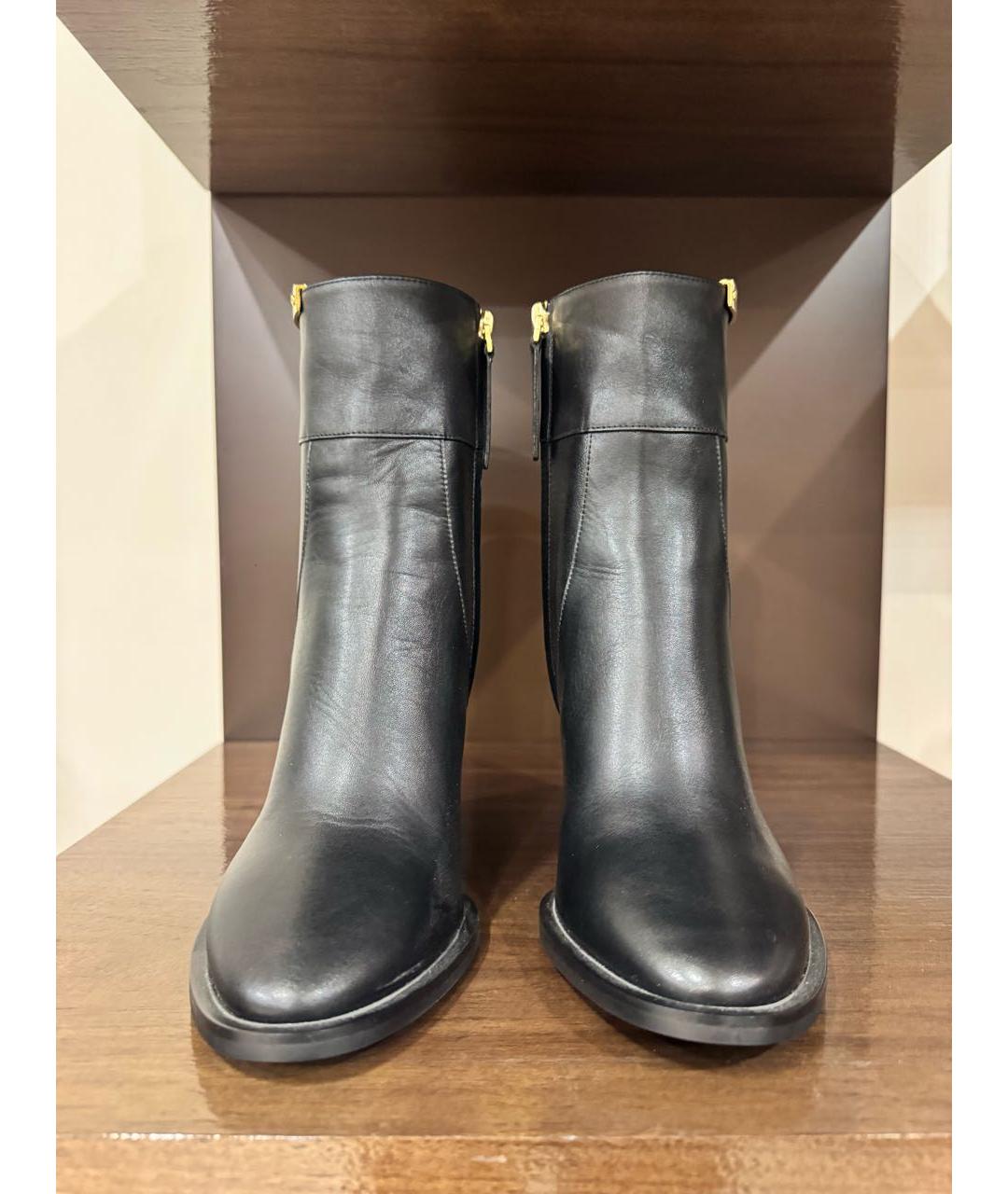 NO. 21 Черные кожаные полусапоги, фото 2