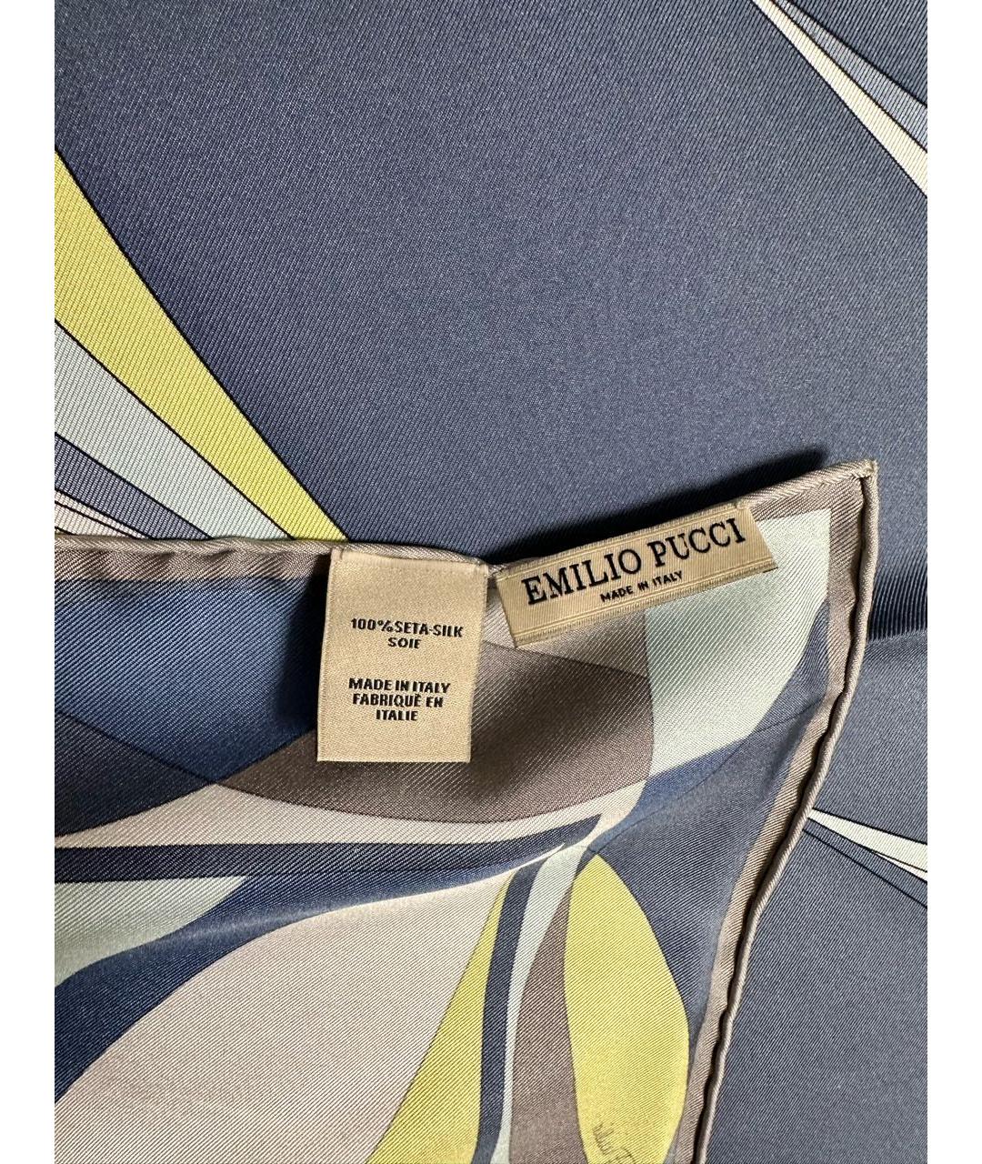 EMILIO PUCCI Мульти шелковый платок, фото 6
