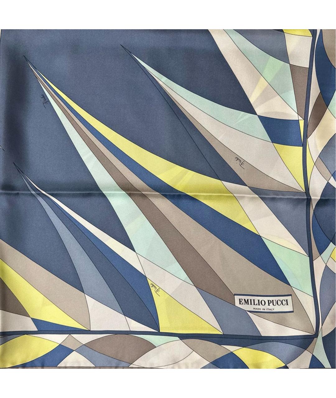 EMILIO PUCCI Мульти шелковый платок, фото 3