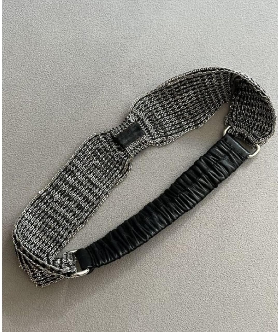 SAINT LAURENT Серебряная повязка на голову, фото 6