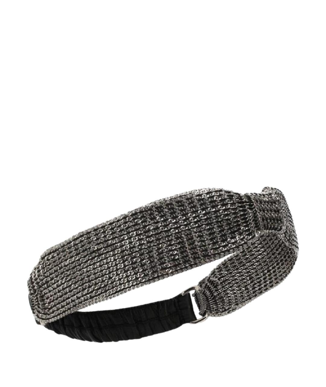 SAINT LAURENT Серебряная повязка на голову, фото 1