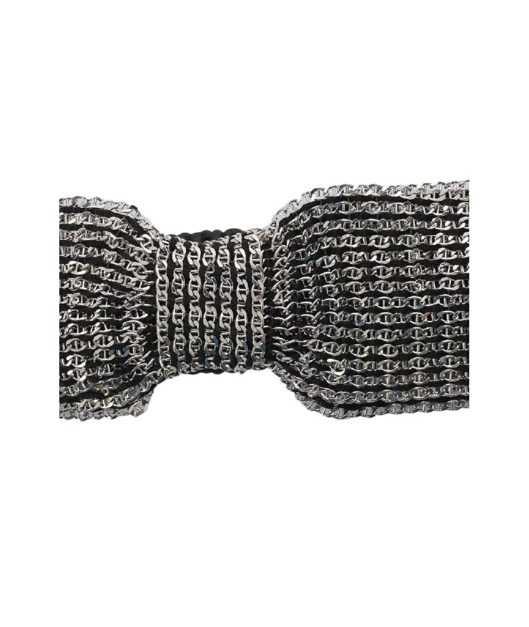 SAINT LAURENT Серебряная повязка на голову, фото 3