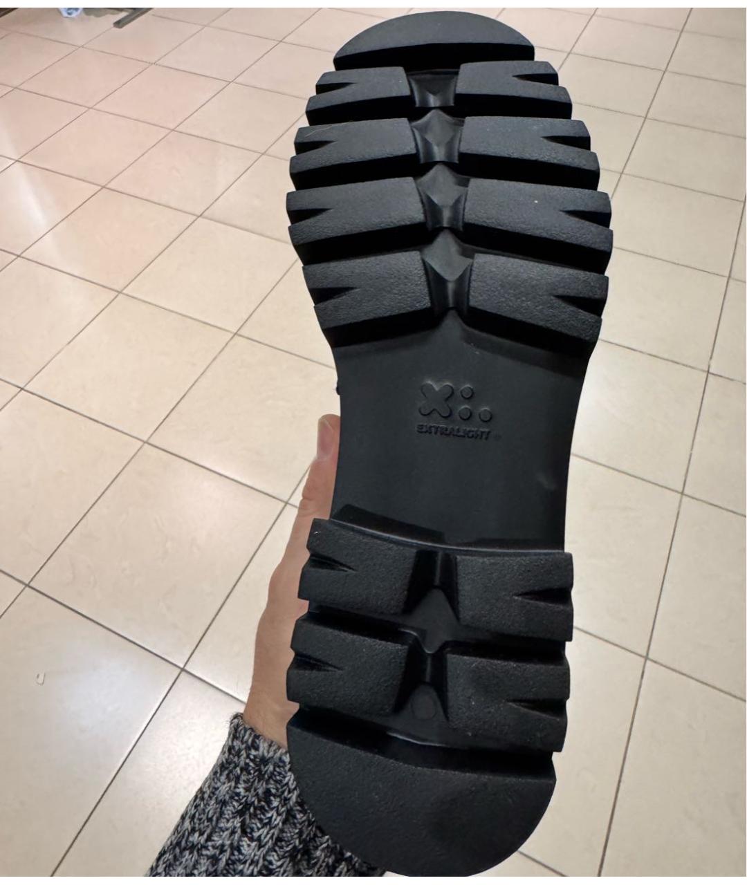 NO. 21 Черные кожаные лоферы, фото 4