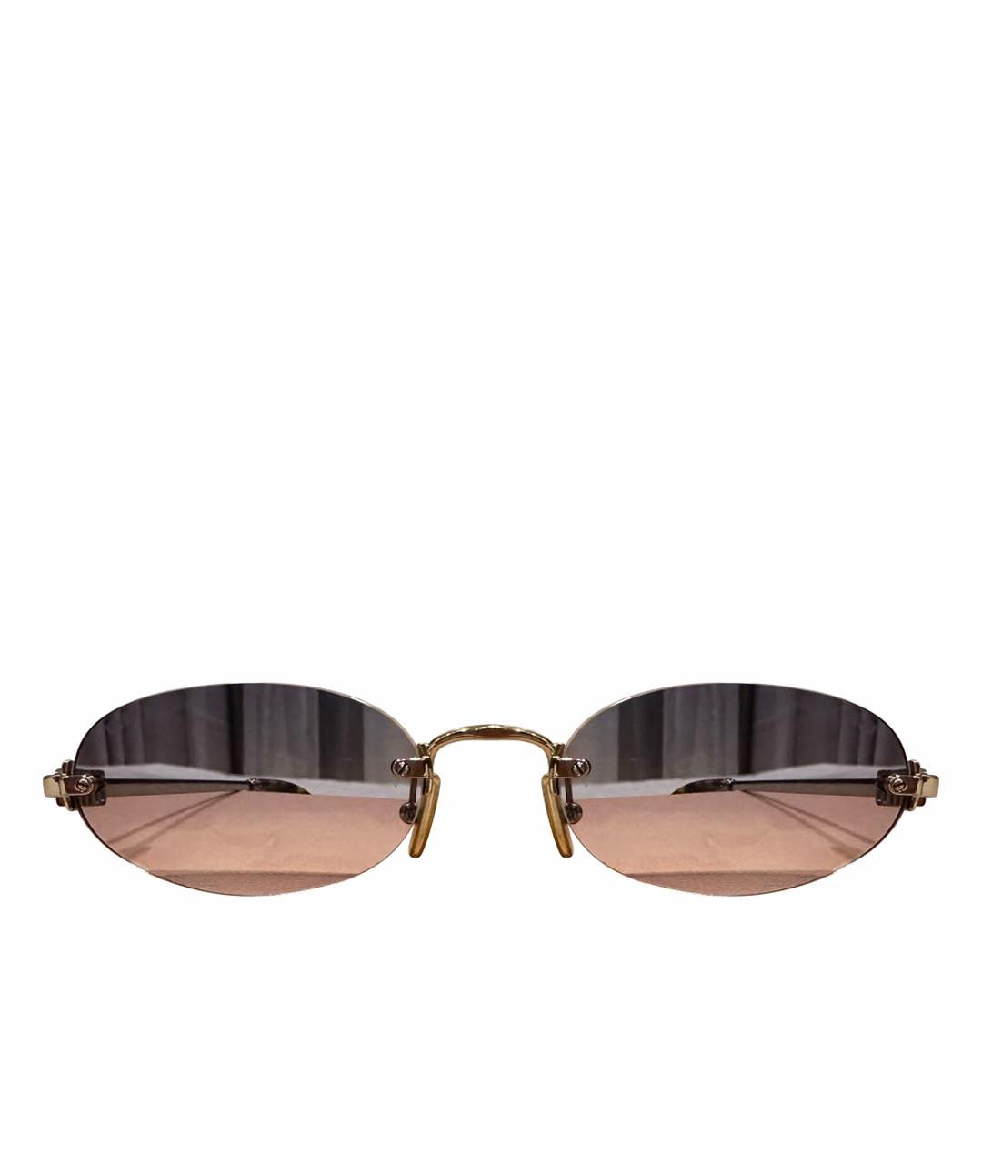 MIU MIU Голубые металлические солнцезащитные очки, фото 1