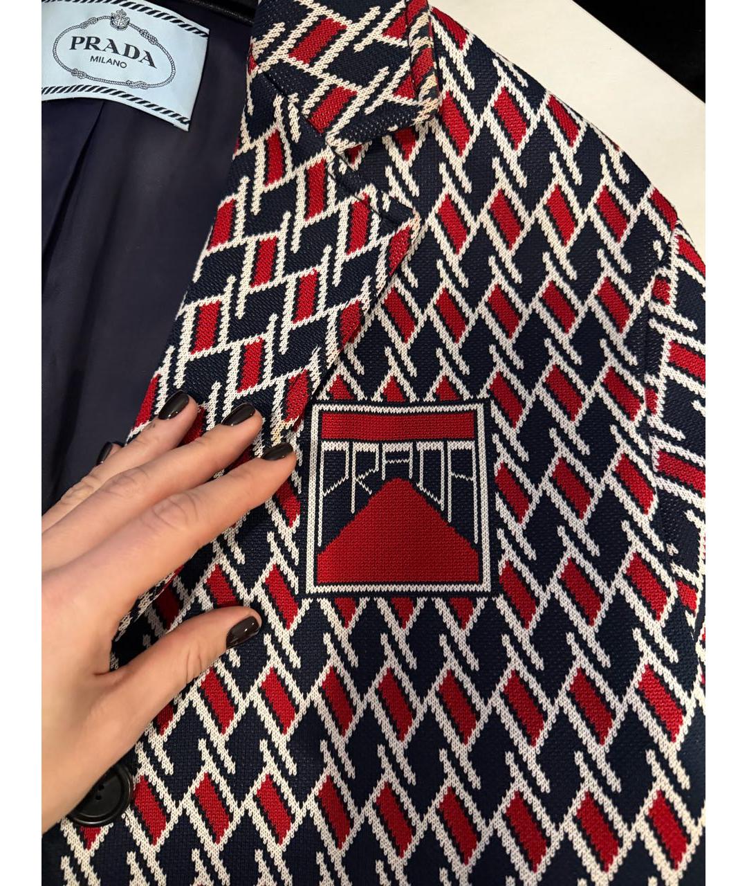 PRADA Мульти полиэстеровый жилет, фото 4