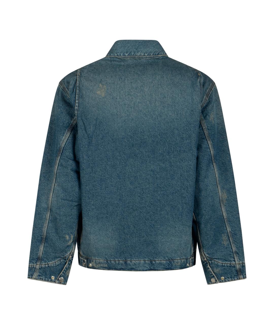 CARHARTT WIP Синяя хлопковая куртка, фото 2