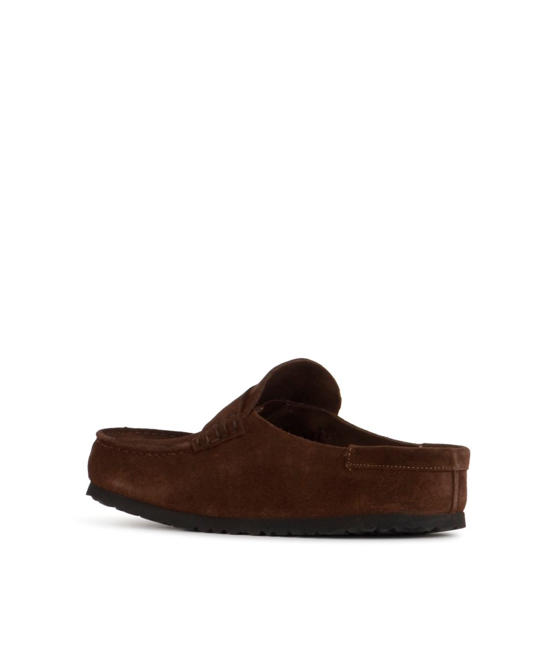 BIRKENSTOCK Коричневые замшевые сандалии, фото 3