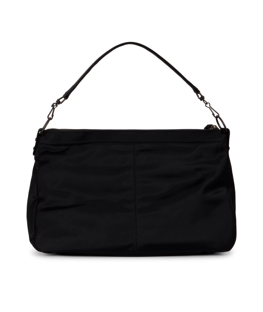 BALENCIAGA Черная тканевая сумка на плечо, фото 3