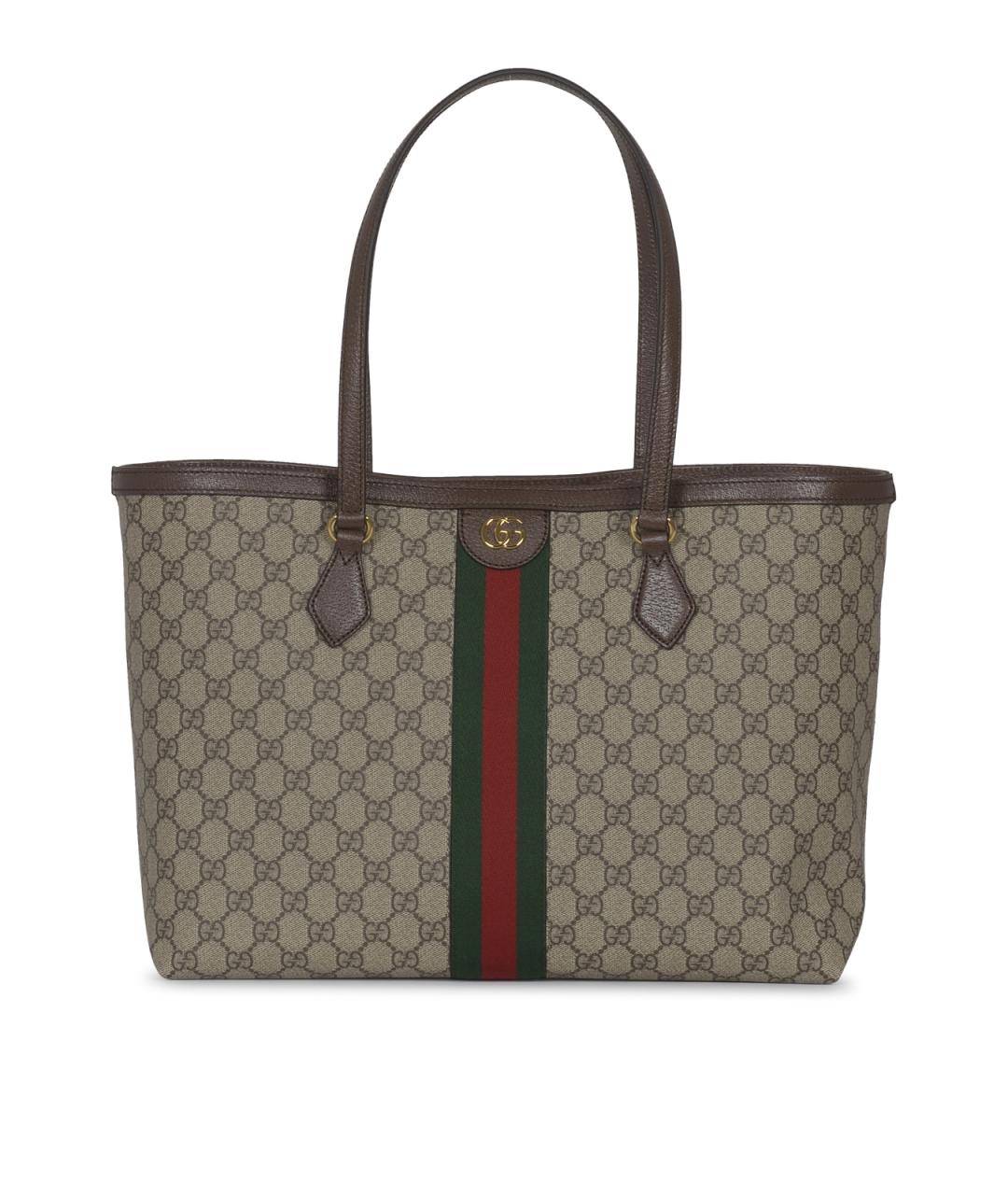 GUCCI Бежевая сумка тоут, фото 1
