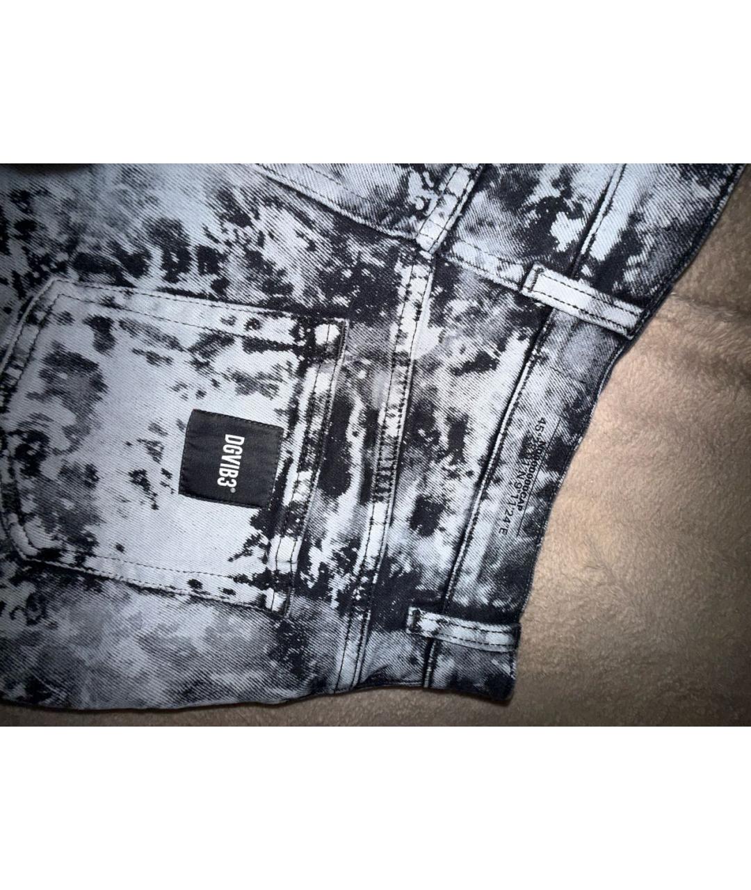 DOLCE&GABBANA Черные деним шорты, фото 4