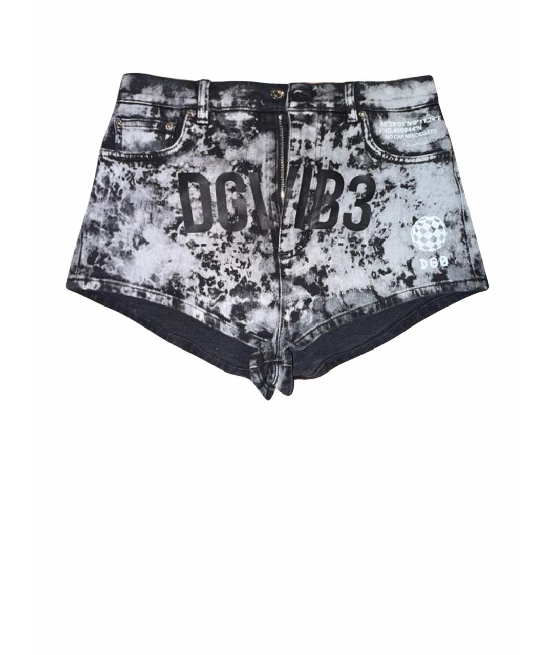 DOLCE&GABBANA Черные деним шорты, фото 1