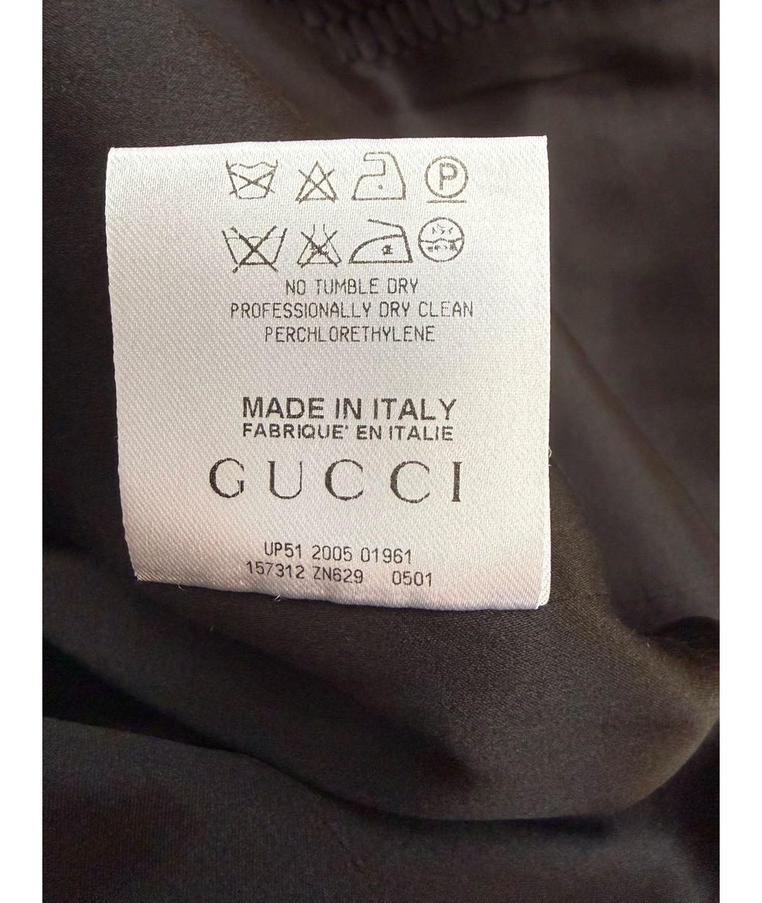 GUCCI Черный костюм с брюками, фото 3