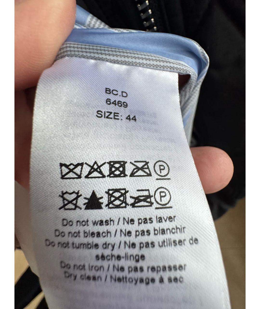 GANNI Черное синтетическое пальто, фото 8