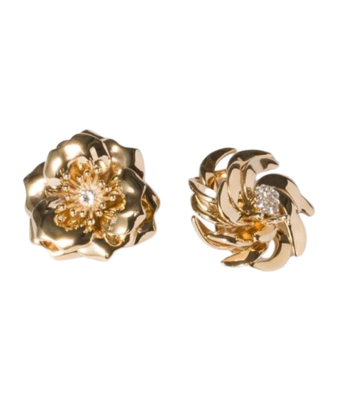 MIU MIU Золотые латунные серьги, фото 1