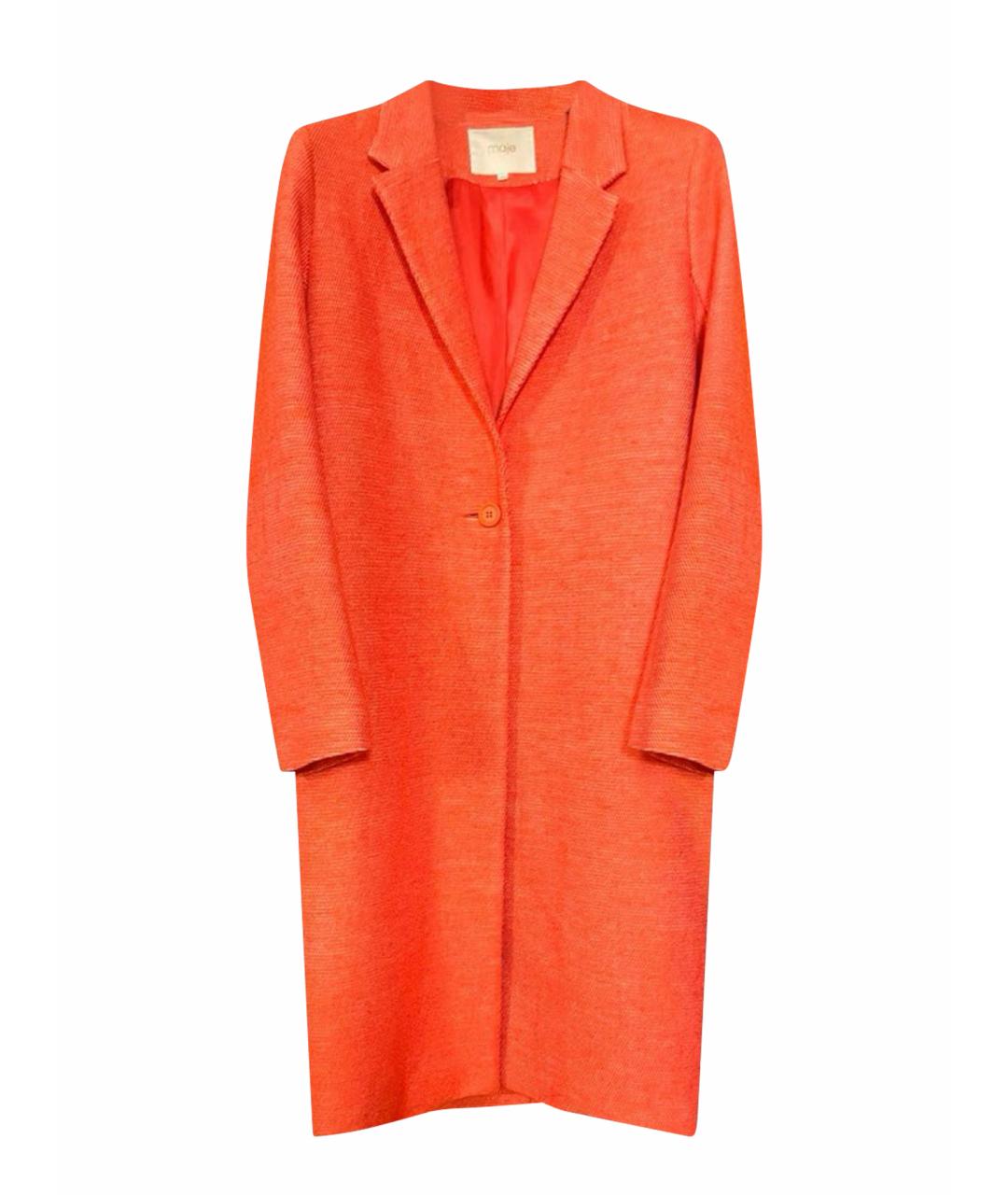 MAJE Оранжевое хлопковое пальто, фото 1