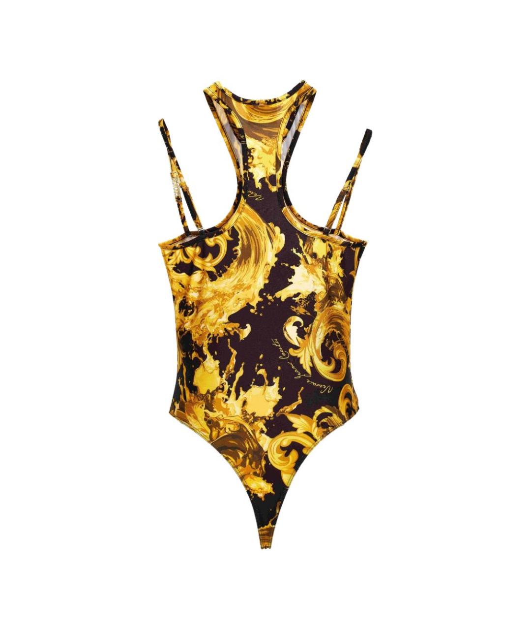 VERSACE JEANS COUTURE Мульти полиэстеровое боди, фото 2